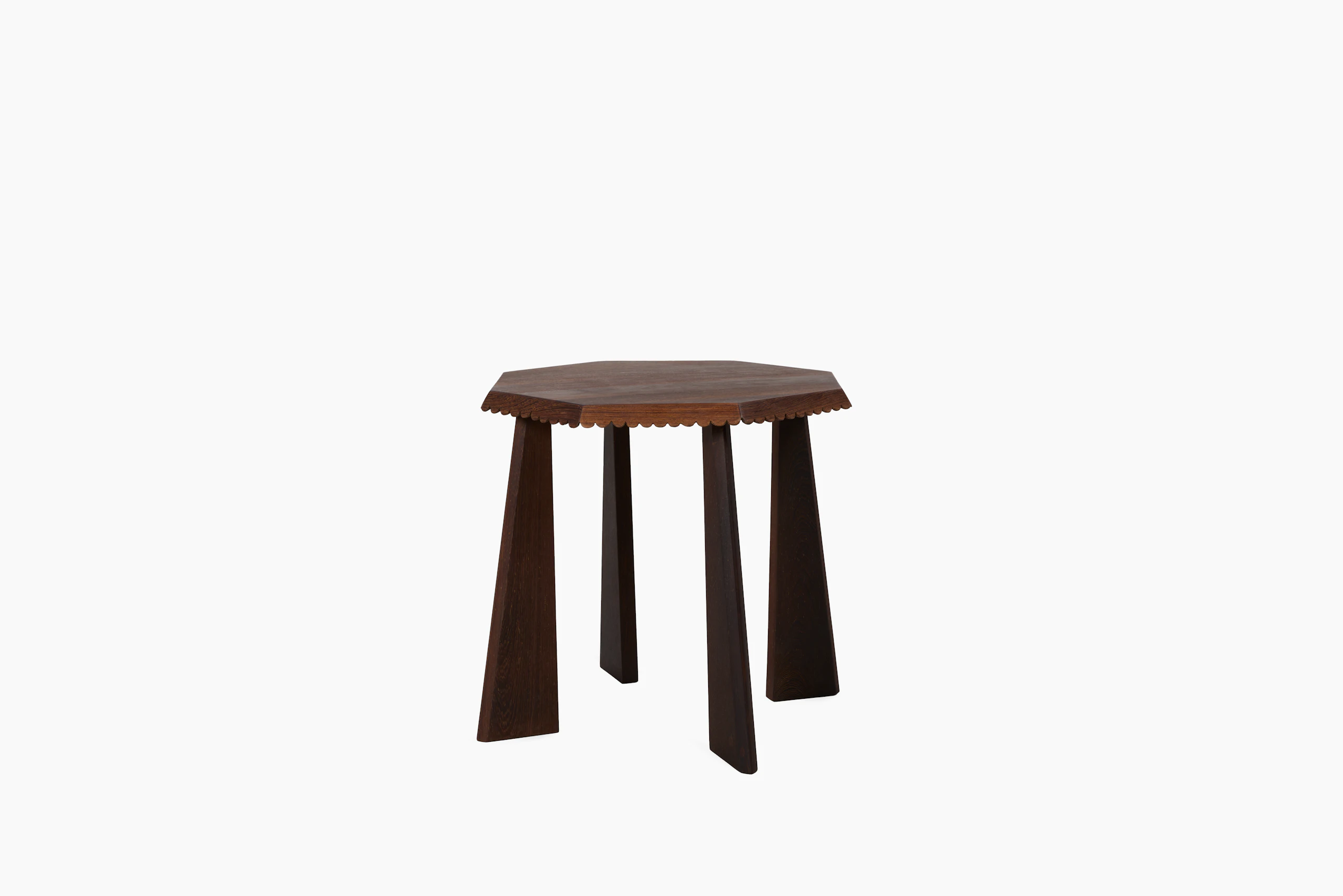 Lesire High Side Table - Panga Panga Wood