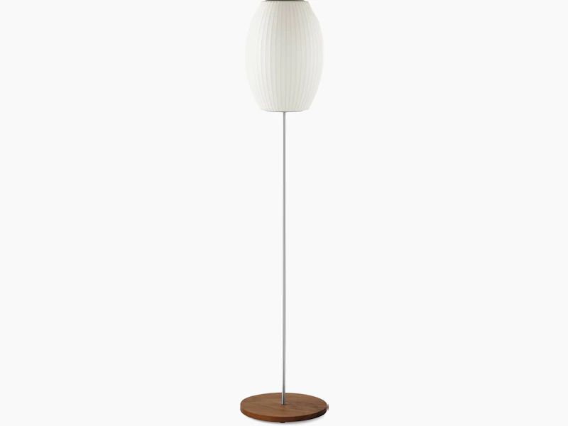 Nelson Cigar Lotus Floor Lamp