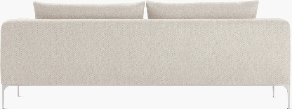 Rear view of Jonas sofa showing back and cushions