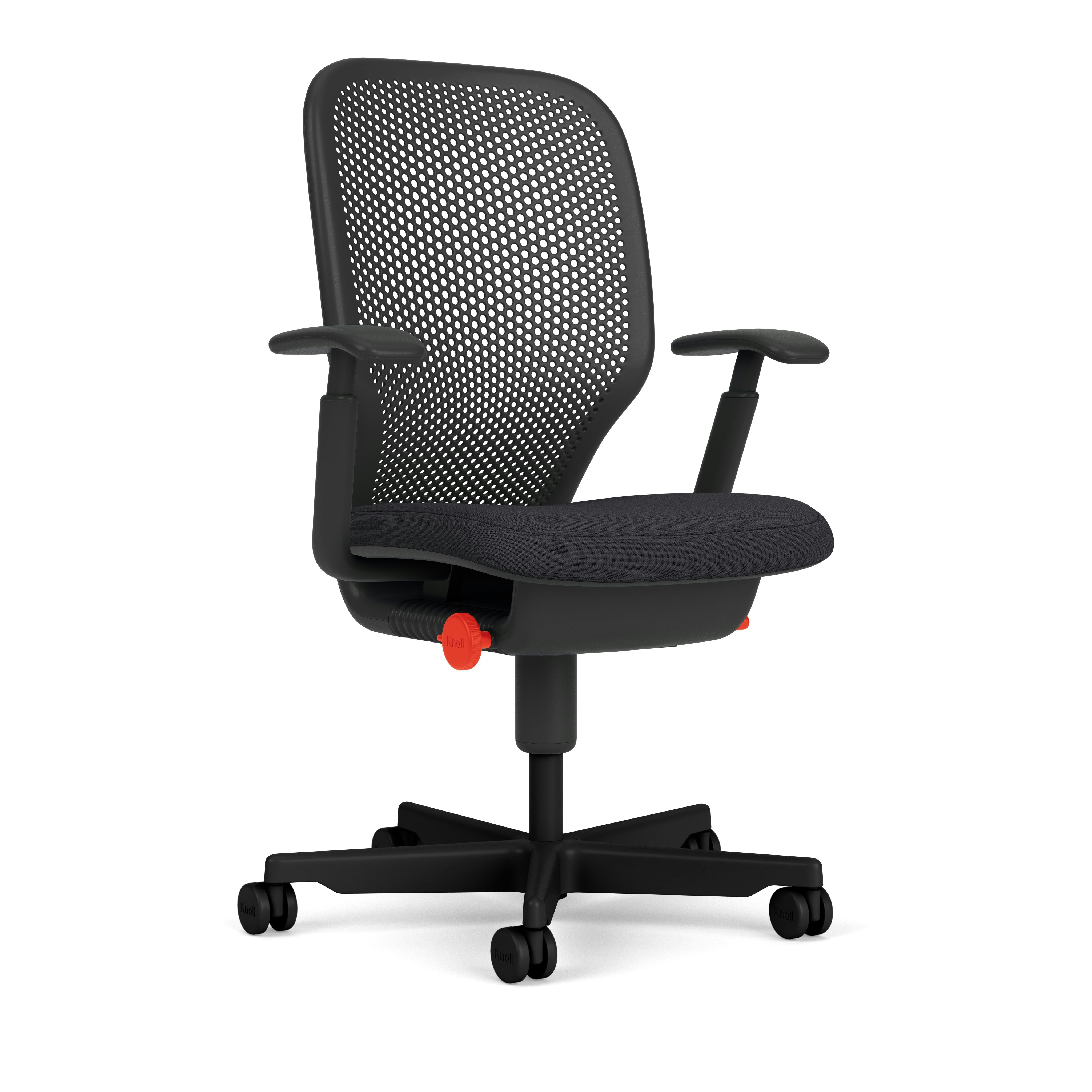 Newson Task Chair - Height Adjustable Arms, Plastic Base