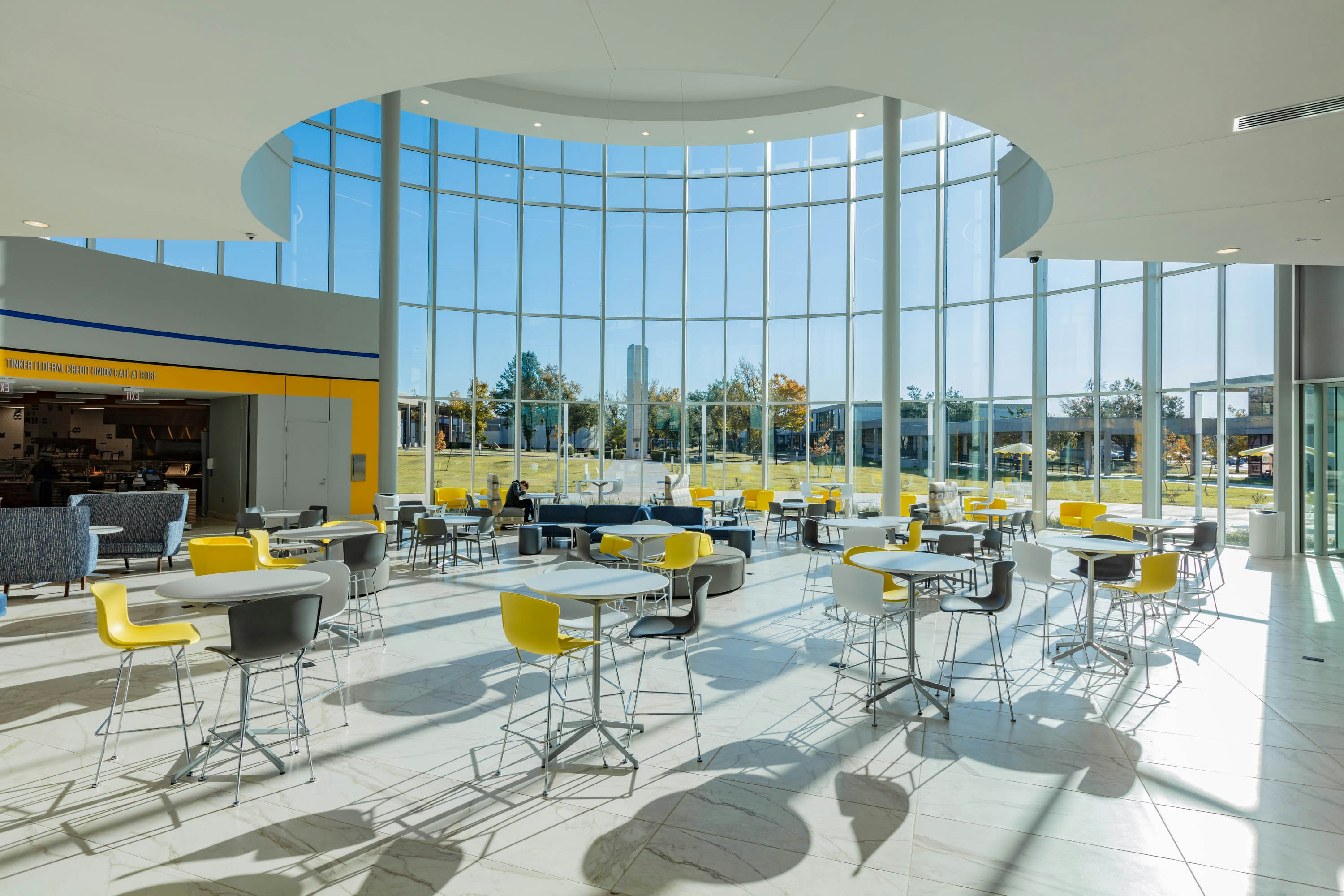 higher education rose state college student union pixel table rockwell unscripted collection saarinen side table spark series chair bertoia molded shell barstool k lounge with back