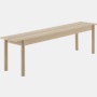 Linear Wood Bench,  170cm