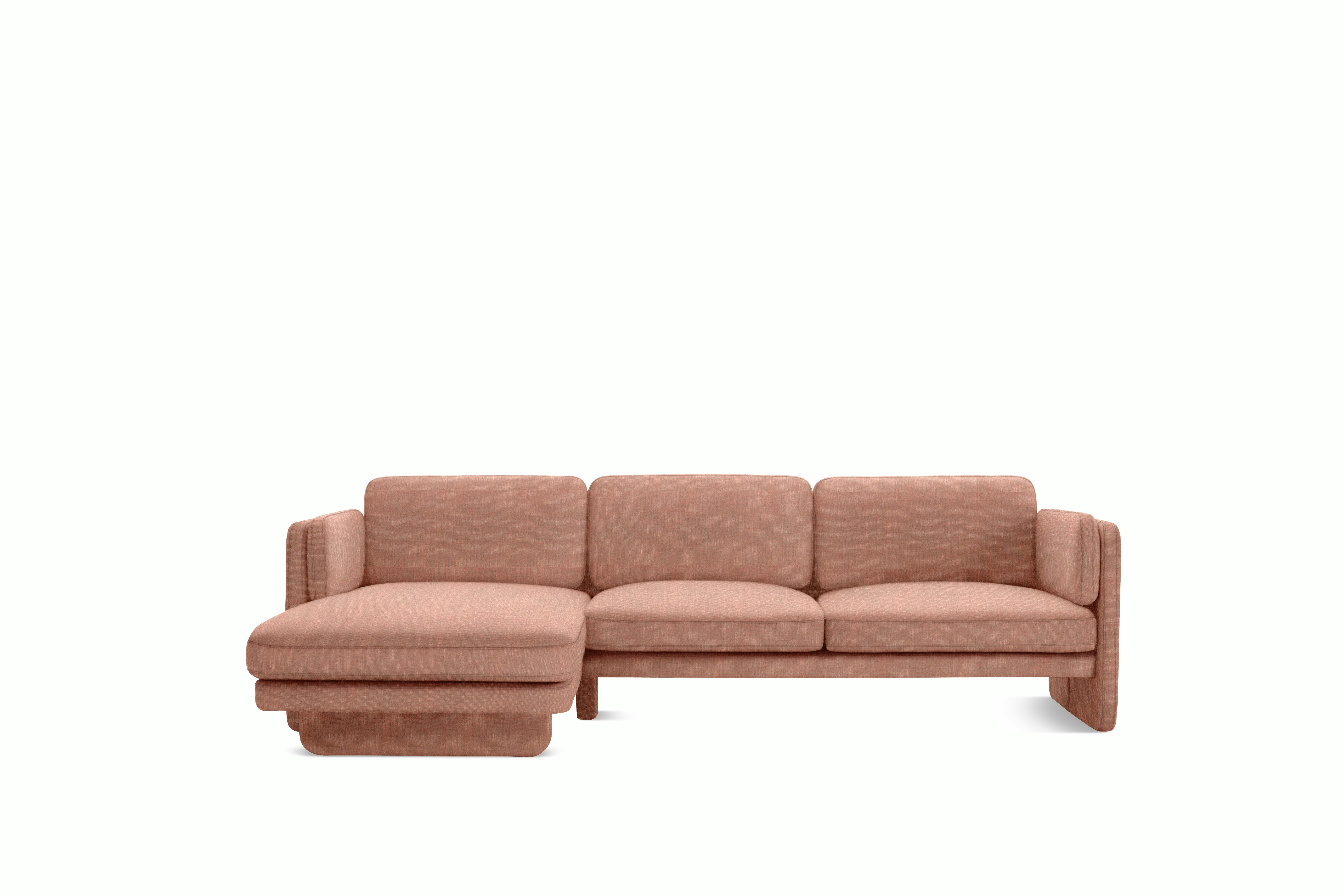 Pastille Sectional Chaise, 105"