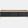 Enfold sideboard 186x45 h48 oak anthracite black front