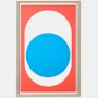 Nelson Pop Art Blue Dot Poster