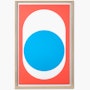 Nelson Pop Art Blue Dot Poster Nelson Pop Art Blue Dot Framed Poster