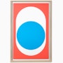 Nelson Pop Art Blue Dot Poster Nelson Pop Art Blue Dot Framed Poster
