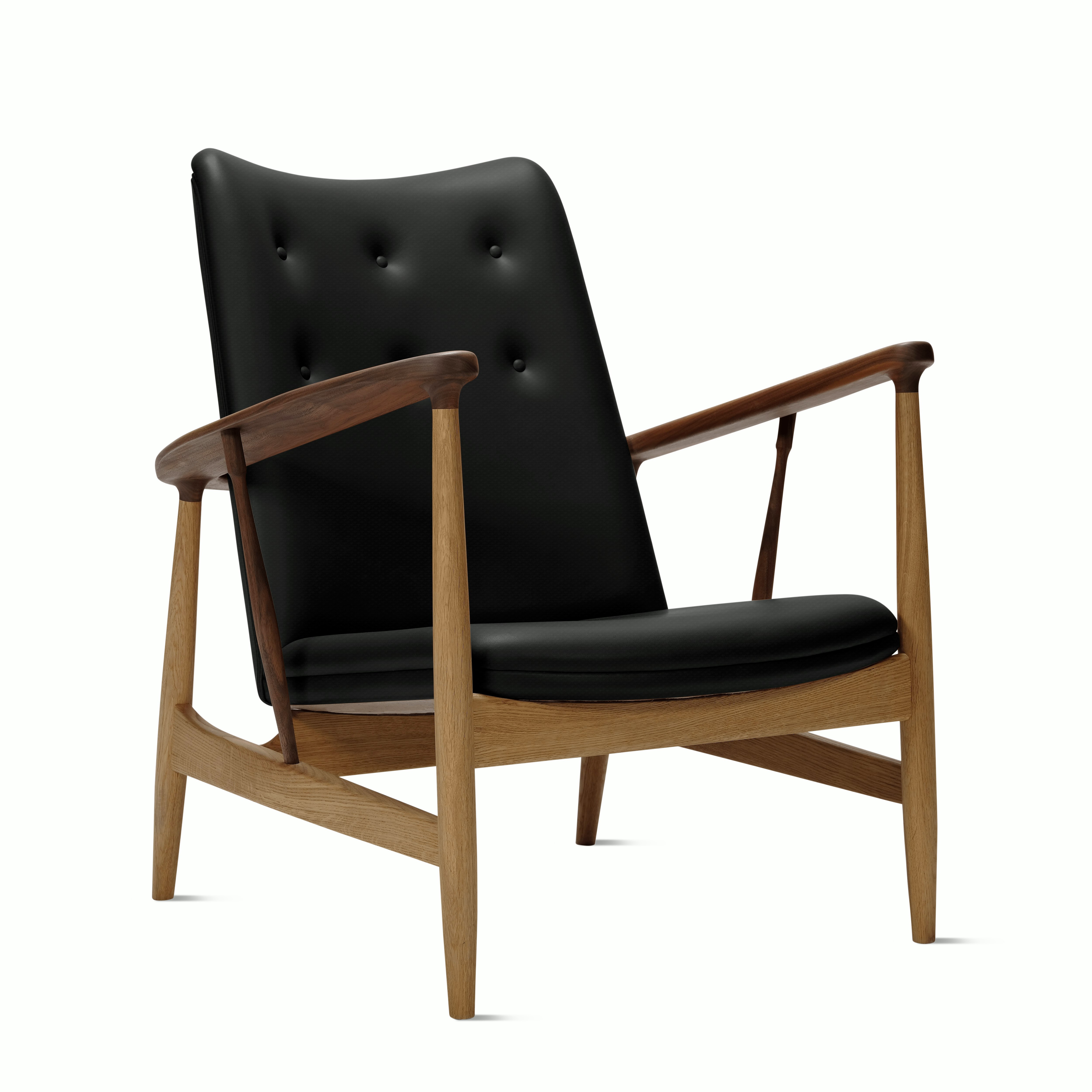Kettelhut Chair in Prestige Leather Black