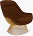 Platner Easy Chair - Gold,  Cato,  Brown