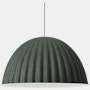 Under the Bell Pendant Lamp: Large, Dark Green