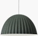 Under the Bell Pendant Lamp: Large, Dark Green