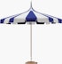 Tuuci Ocean Master Pagoda Umbrella,  Alternating Panel