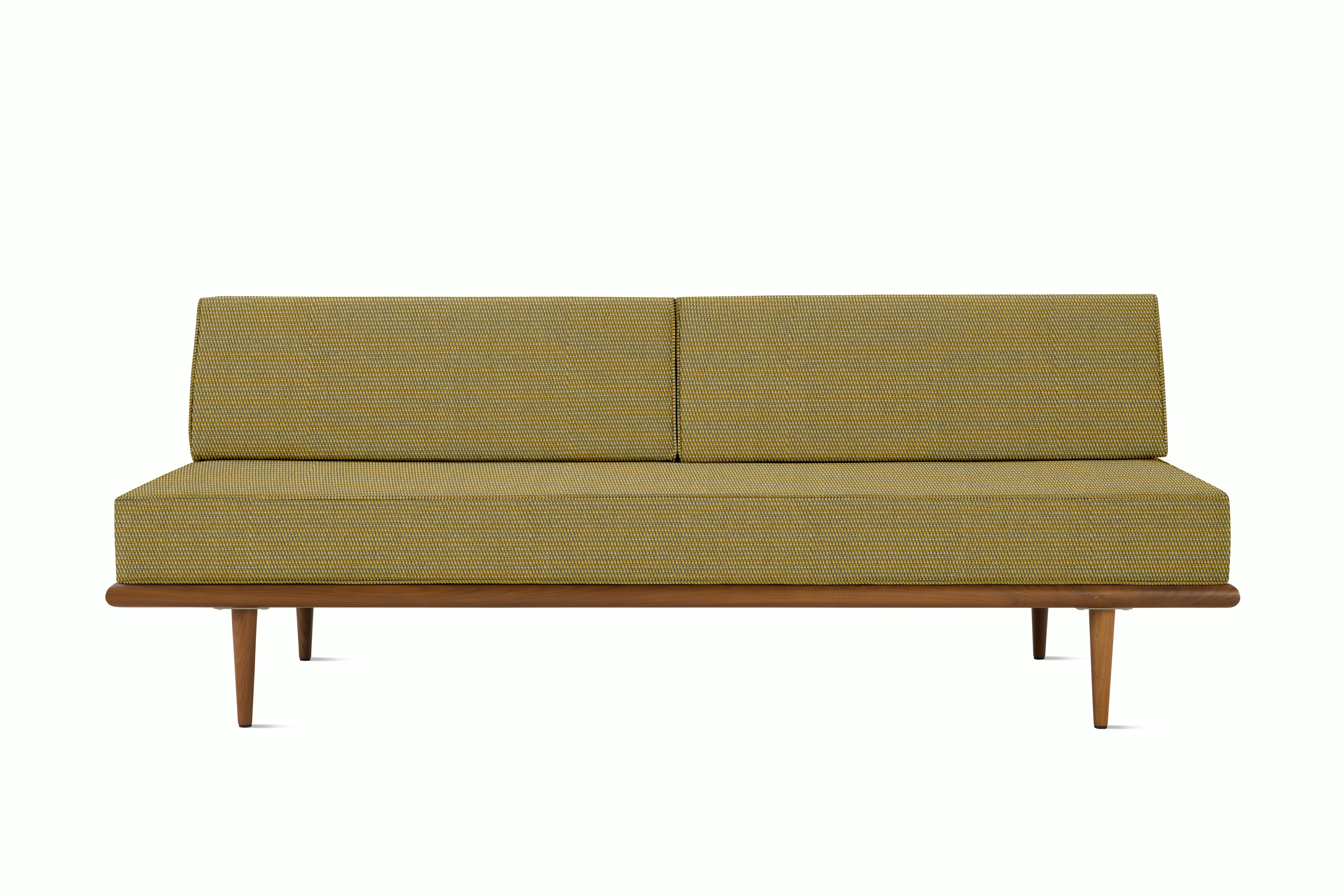 Nelson Daybed - Back Bolster,  Walnut,  Isa,  Plains,  Taper