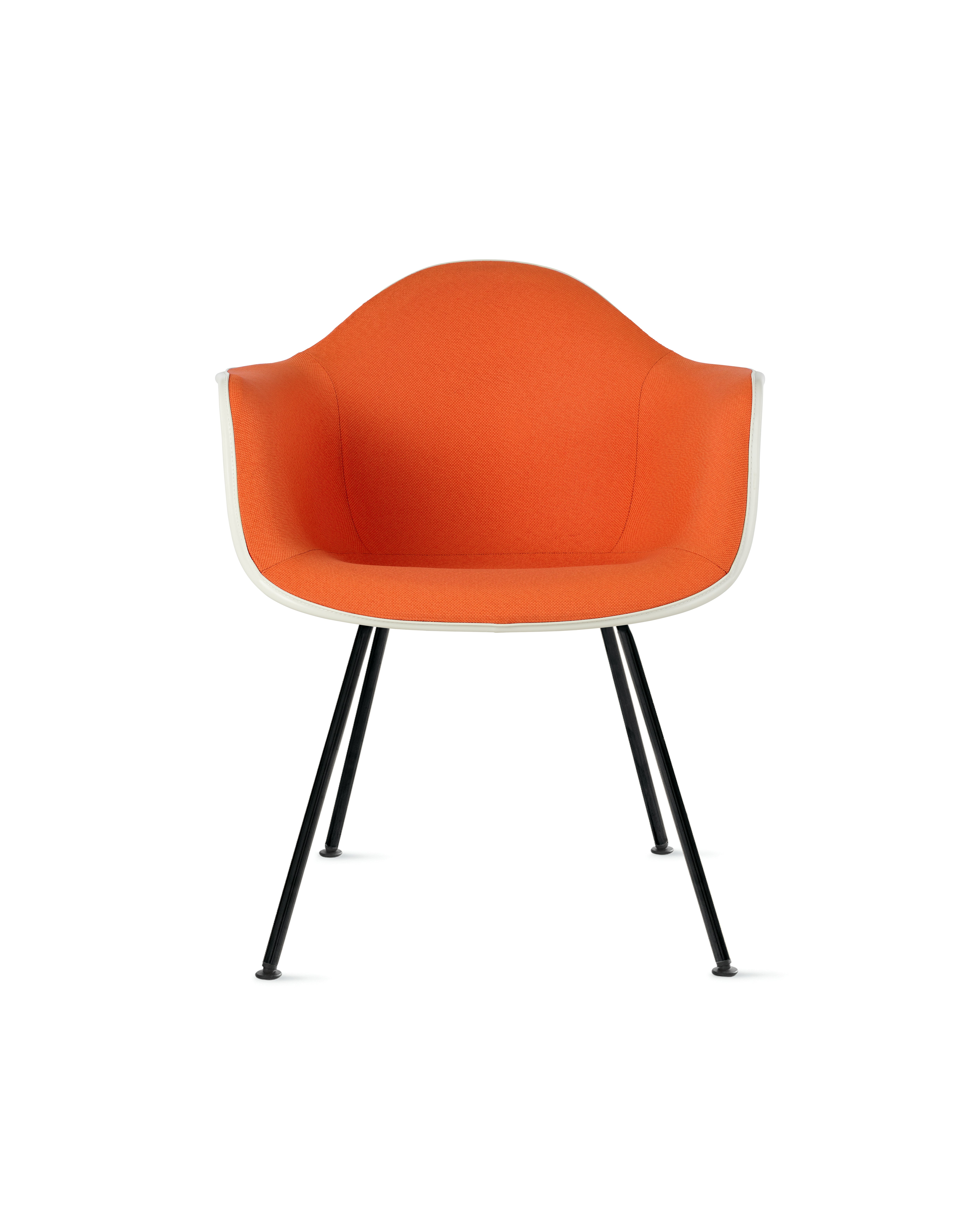 Eames Upholstered Molded Plastic Armchair