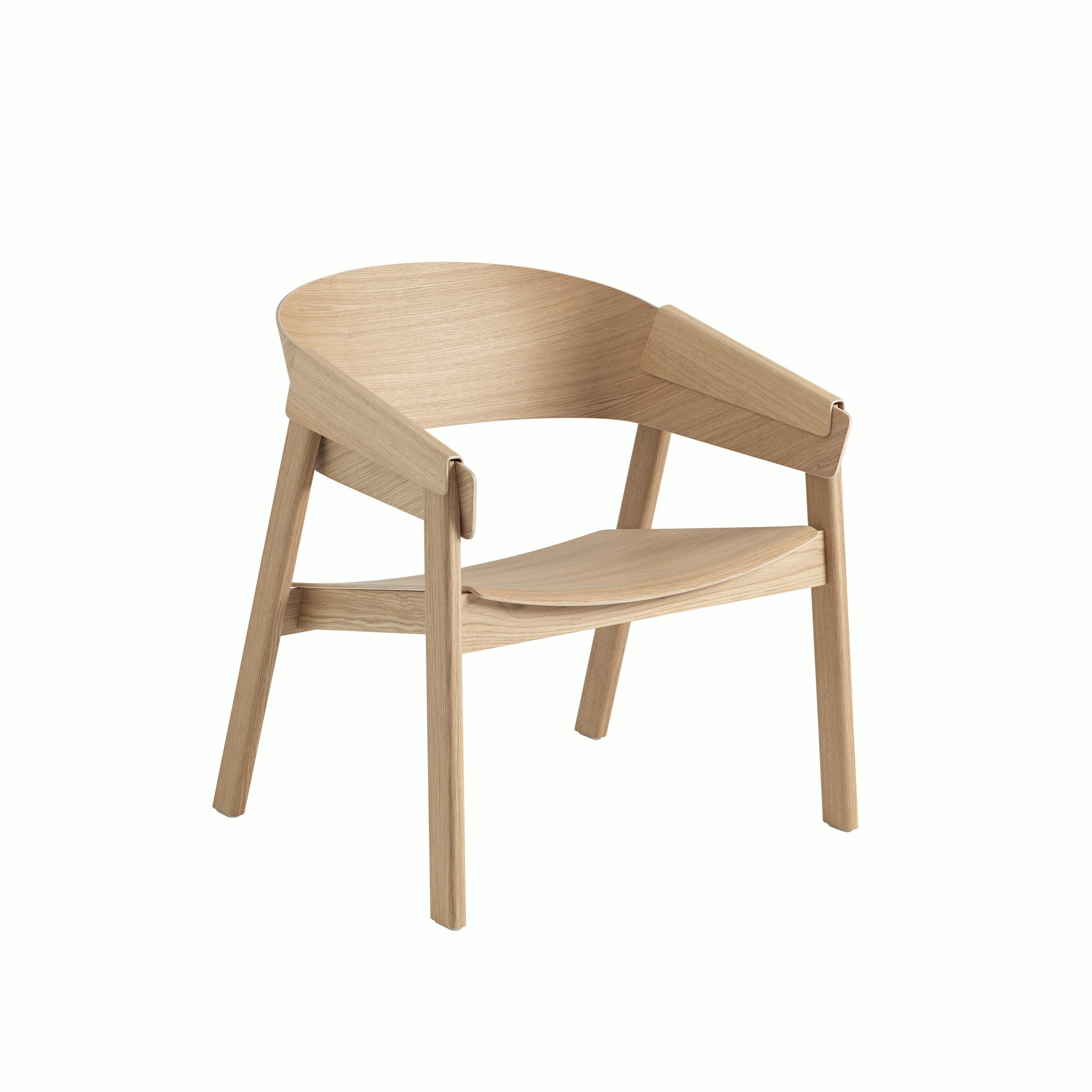 Cover lounge chair oak Muuto