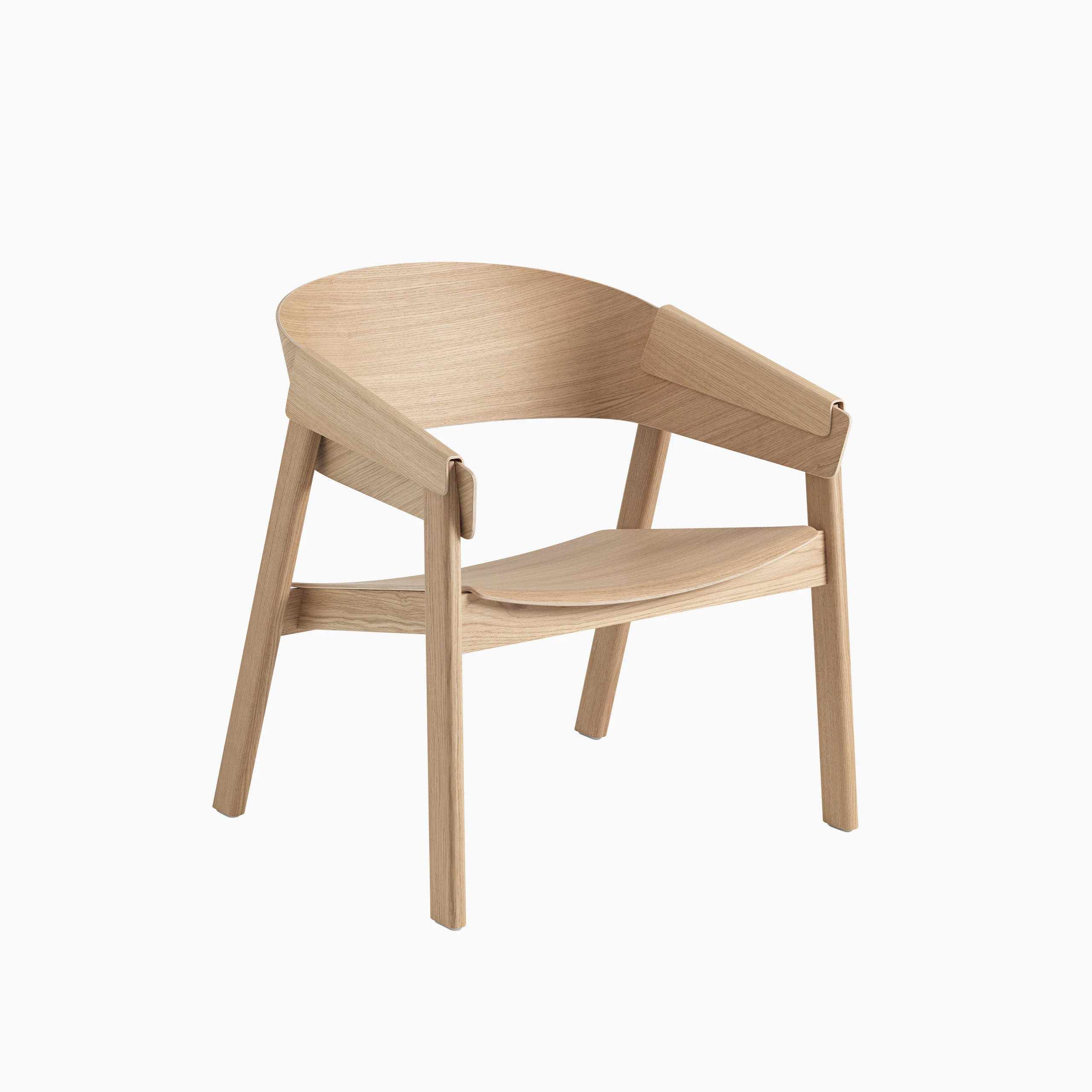 Cover lounge chair oak Muuto