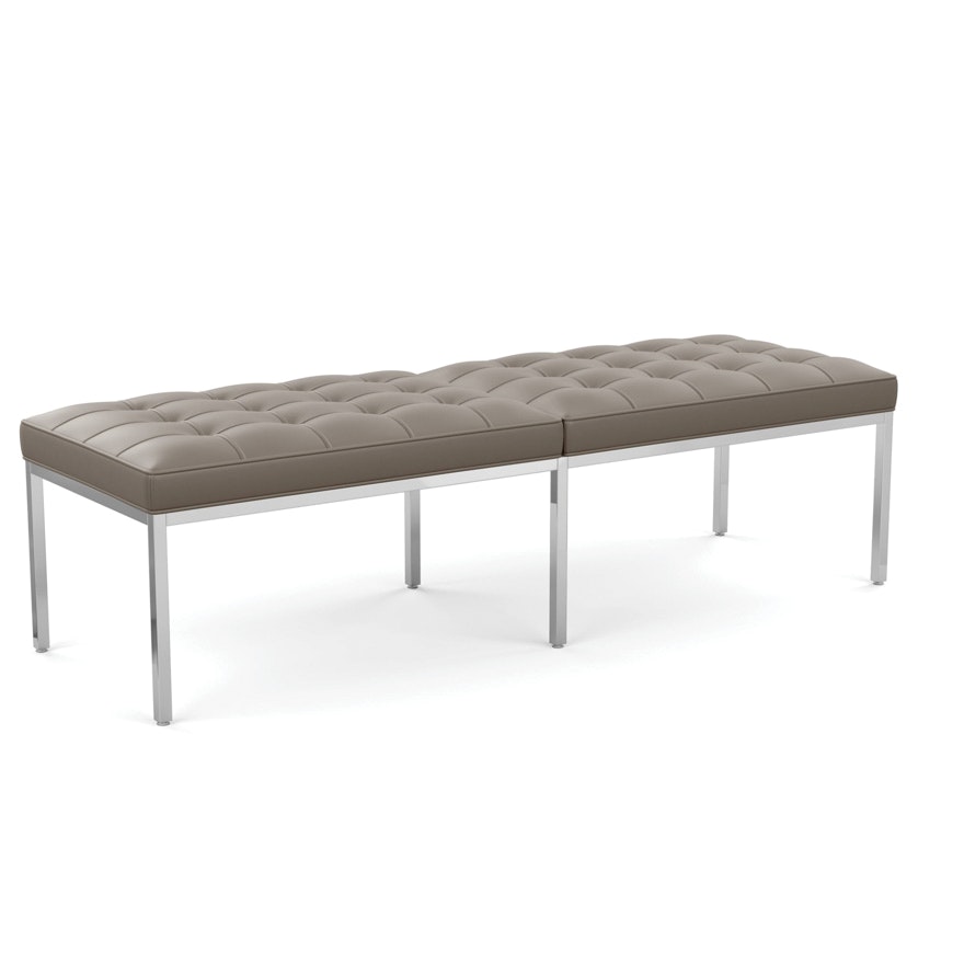 Florence Knoll Bench,  Three Seater