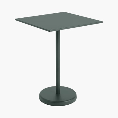 Linear Steel High Table Linear Steel High Square Table