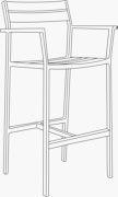 Bar Height - With Back