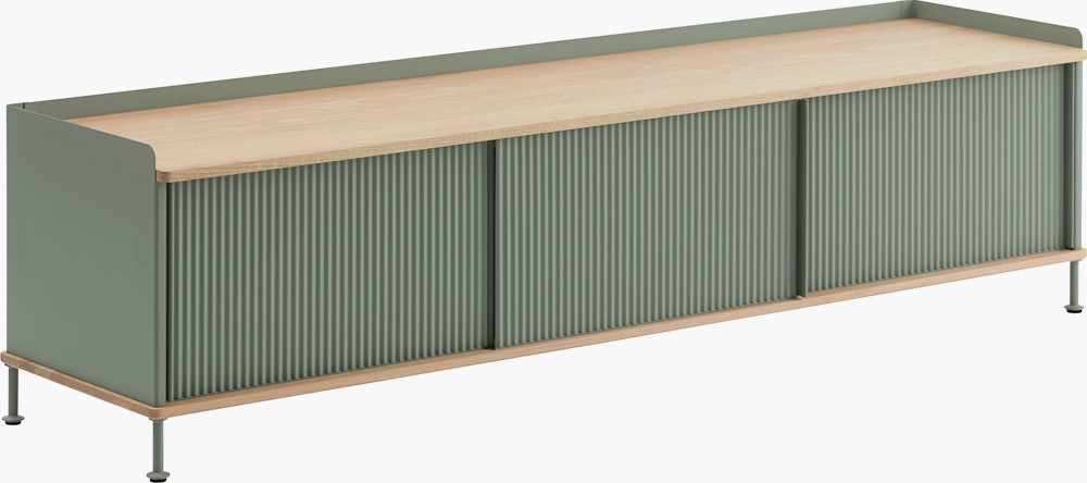 Enfold sideboard 186x45 h48 oak dusty green side