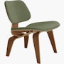 Eames Molded Plywood Lounge Chair Wood Base (LCW) Eames Molded Plywood Lounge Chair Wood Base (LCW), Upholstered