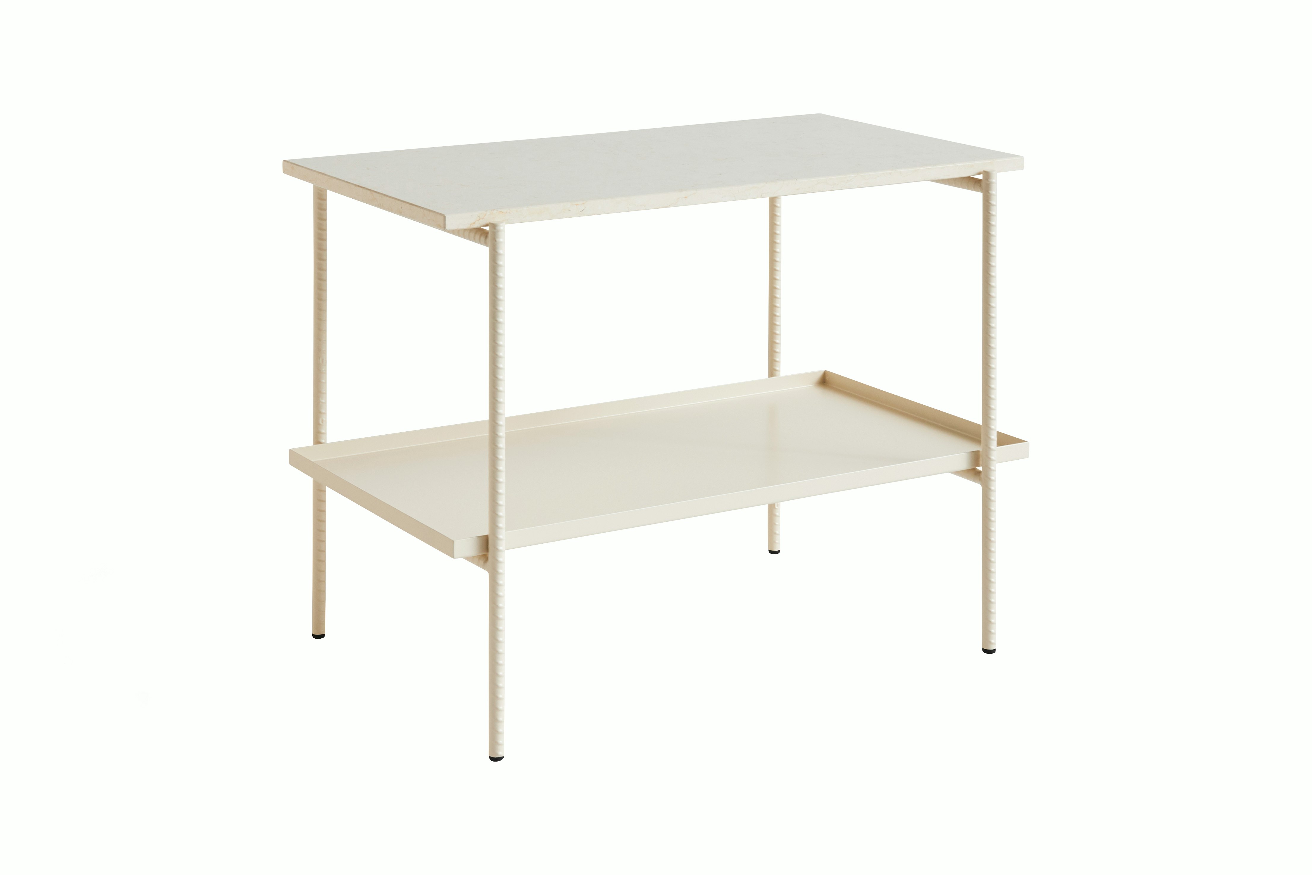 Rebar Side Table Rectangle - with Tray