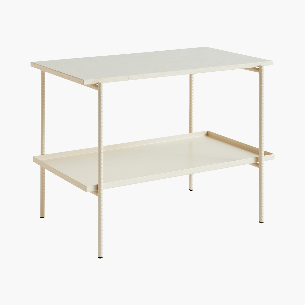 Rebar Side Table Rectangle - with Tray
