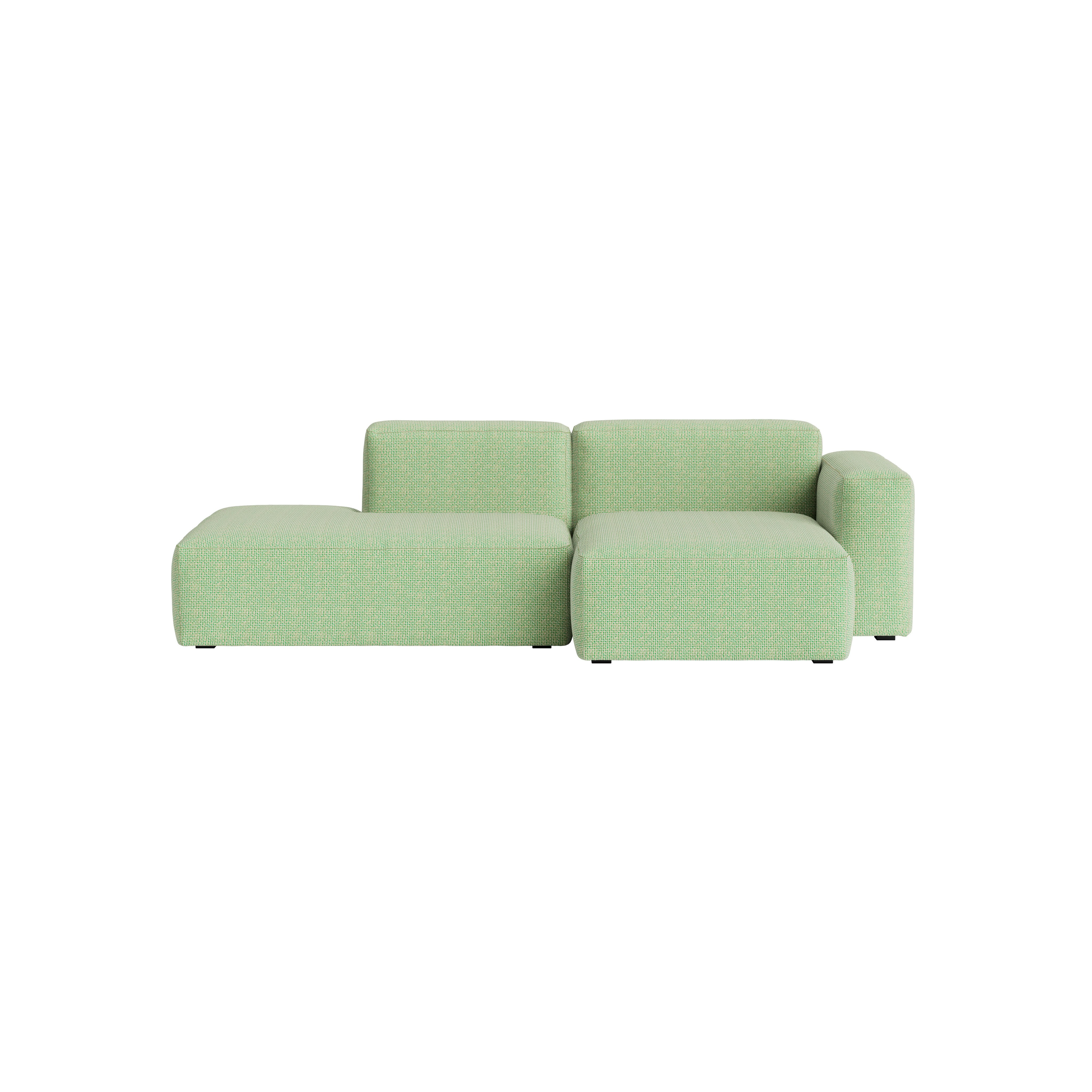 Mags SL Sectional Chaise - Right, Tartaglia, 989 Green White
