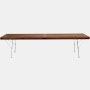 Nelson Platform Bench Walnut
