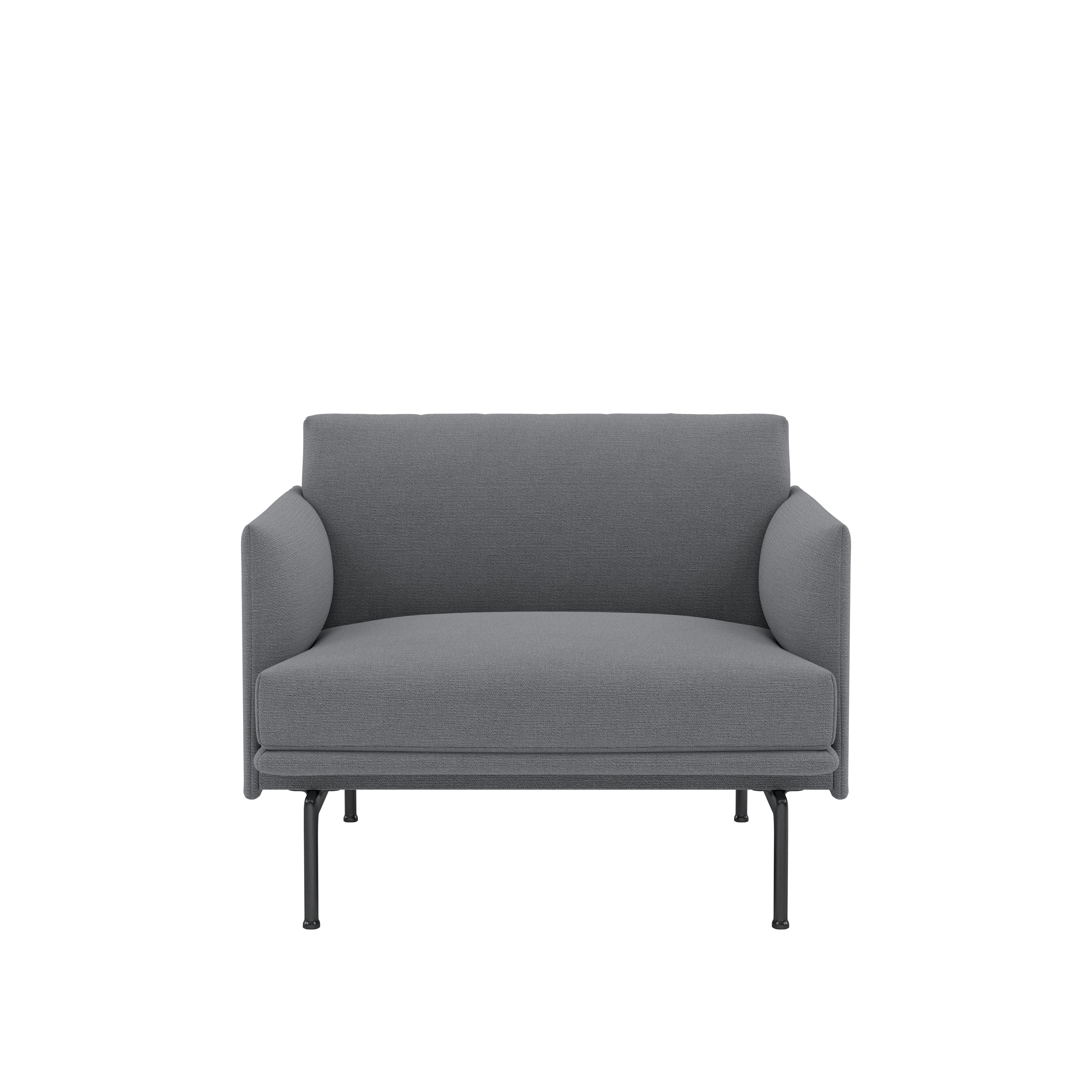 Outline Studio Chair, Ocean 80, Asphalt