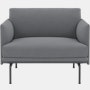 Outline Studio Chair, Ocean 80, Asphalt