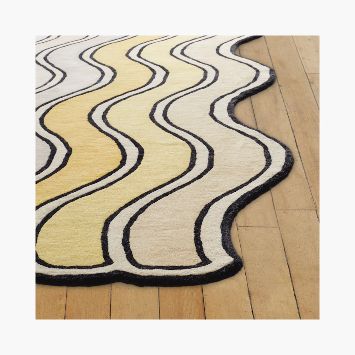 Red Wavy Rug Up to 50% Off Sale Rugs – Design Within Reach