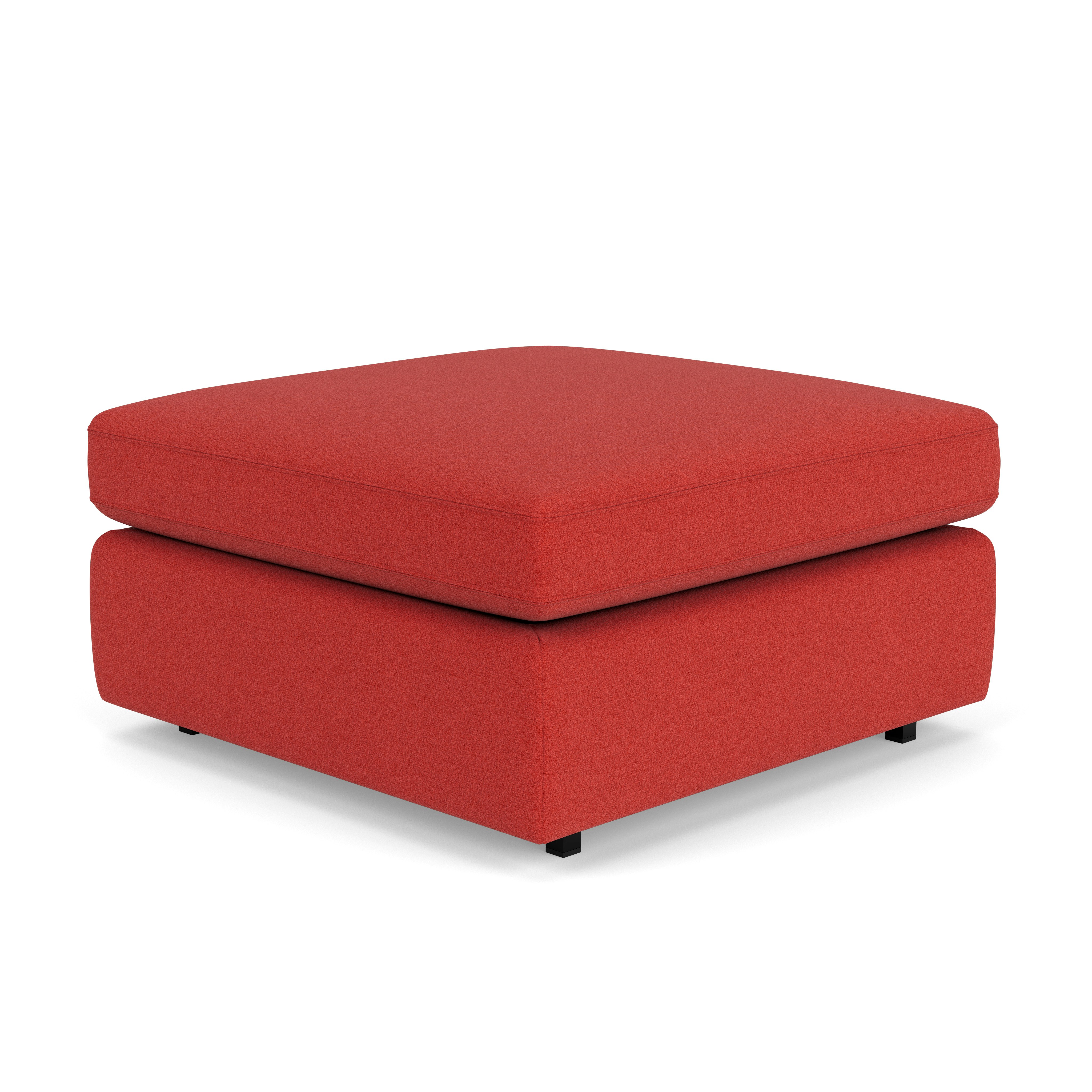 Pfister Ottoman - Classic Boucle, Fiery