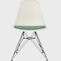 Eames Molded Plastic Side Chair with Seat Pad