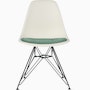 Eames Molded Plastic Side Chair with Seat Pad Eames Molded Plastic Side Chair with Seat Pad