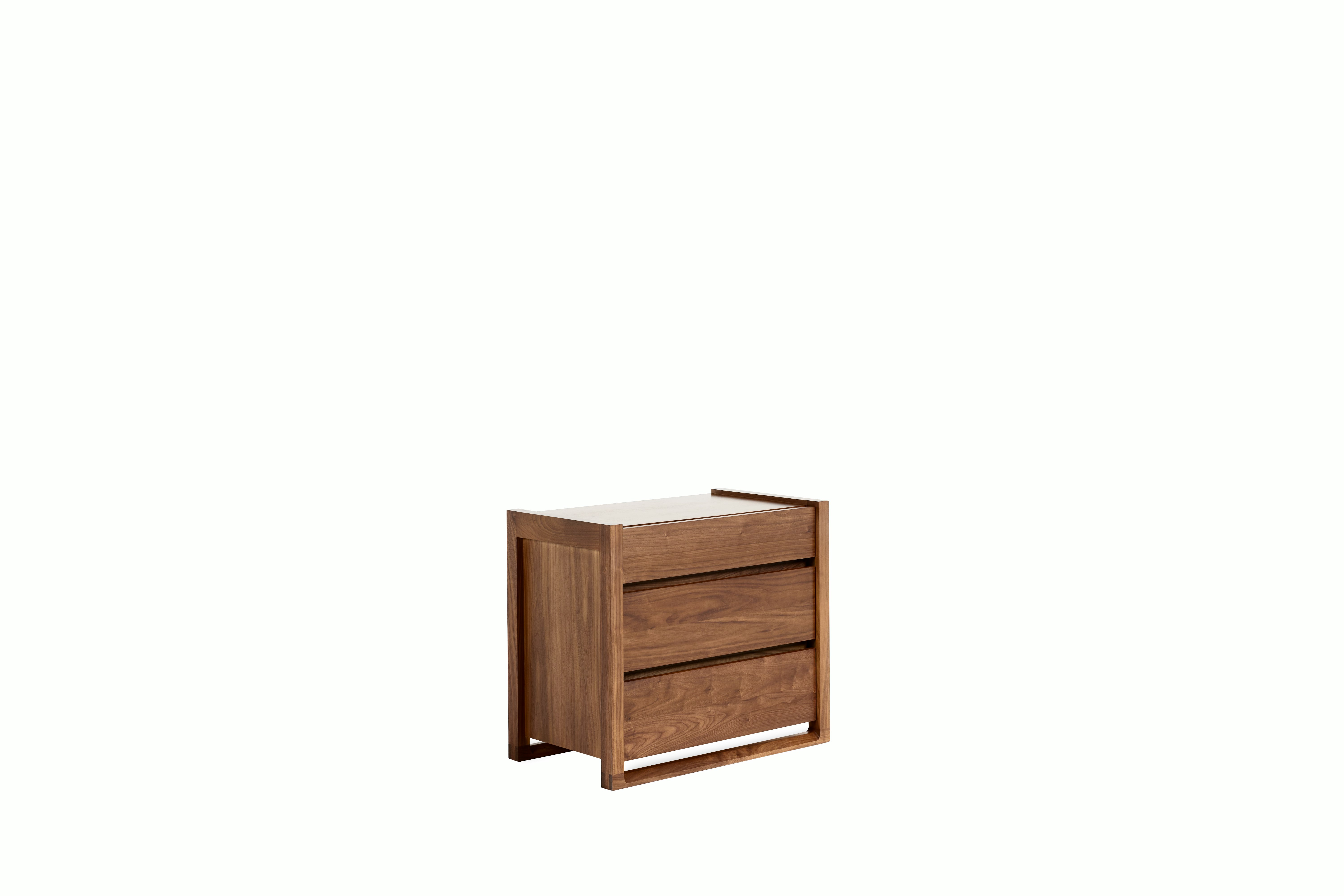 Matera Dresser - Three Drawer,  Walnut