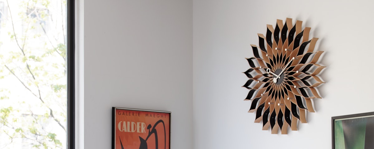 Nelson Sunflower Clock
