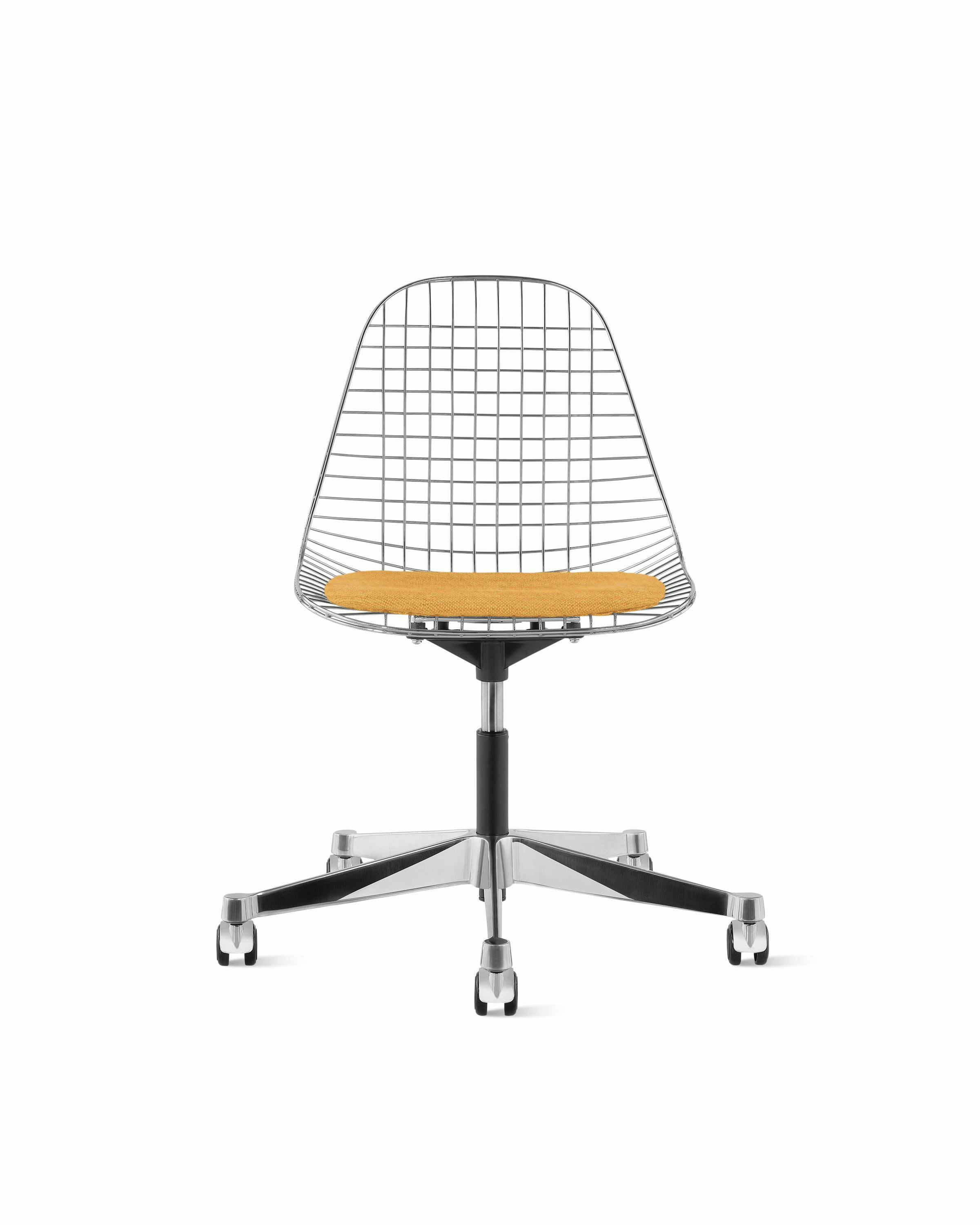 rolling wire chair