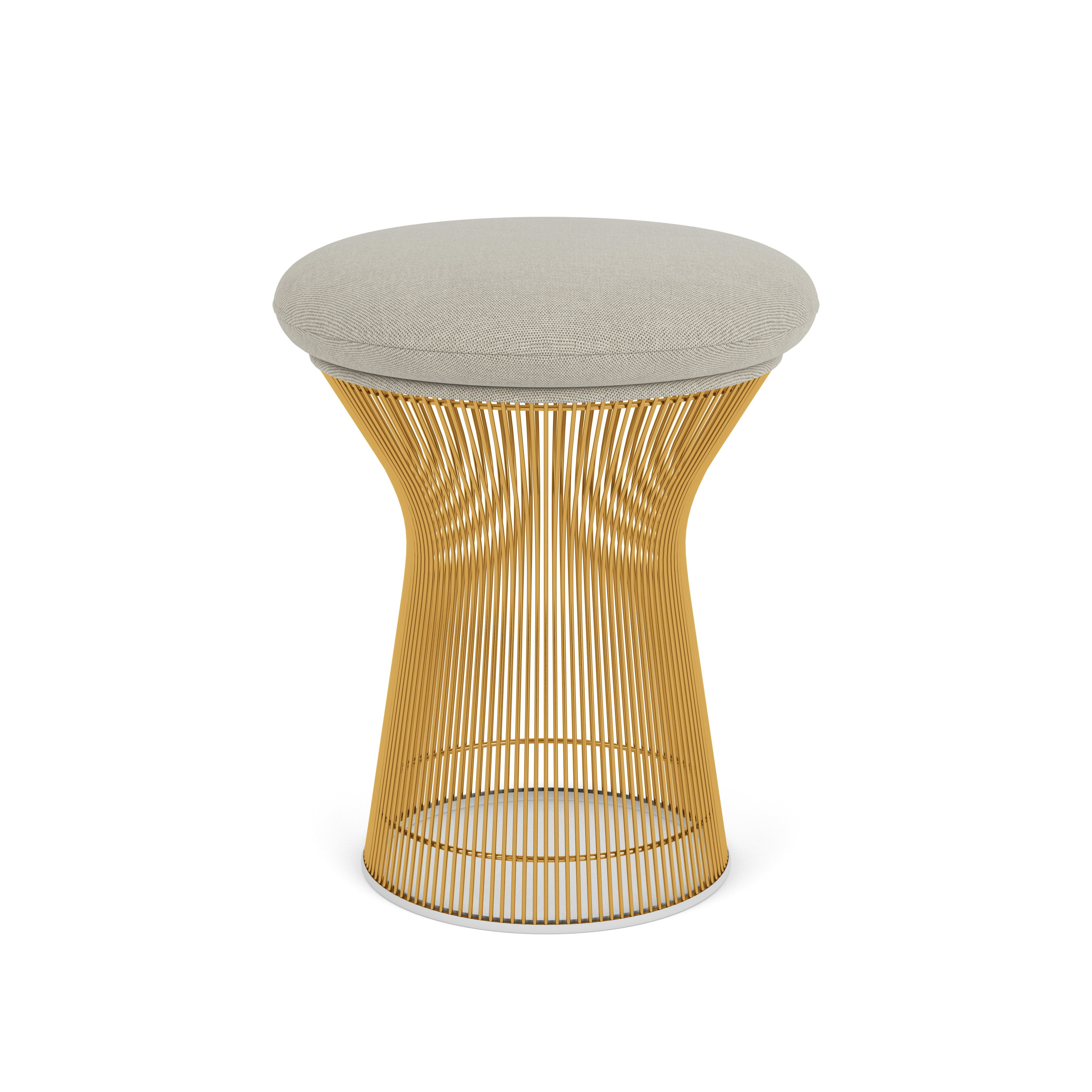 Platner Stool - Crossroad, Almond, Gold