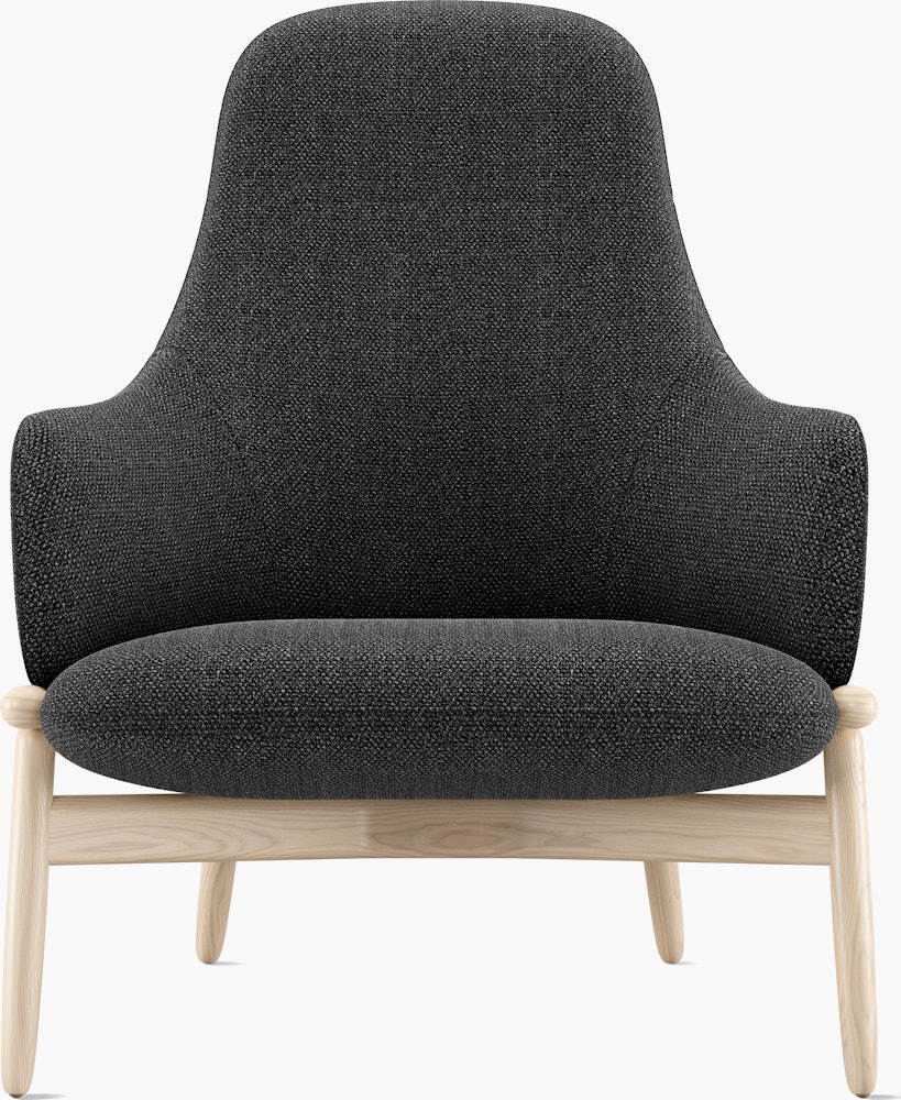 ReFrame Lounge Chair - High Back,  Capri,  Graphite,  Ash