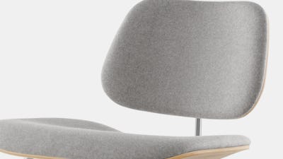 Eames Molded Plywood Lounge Chair Metal Base (LCM Eames Molded Plywood Lounge Chair Metal Base (LCM