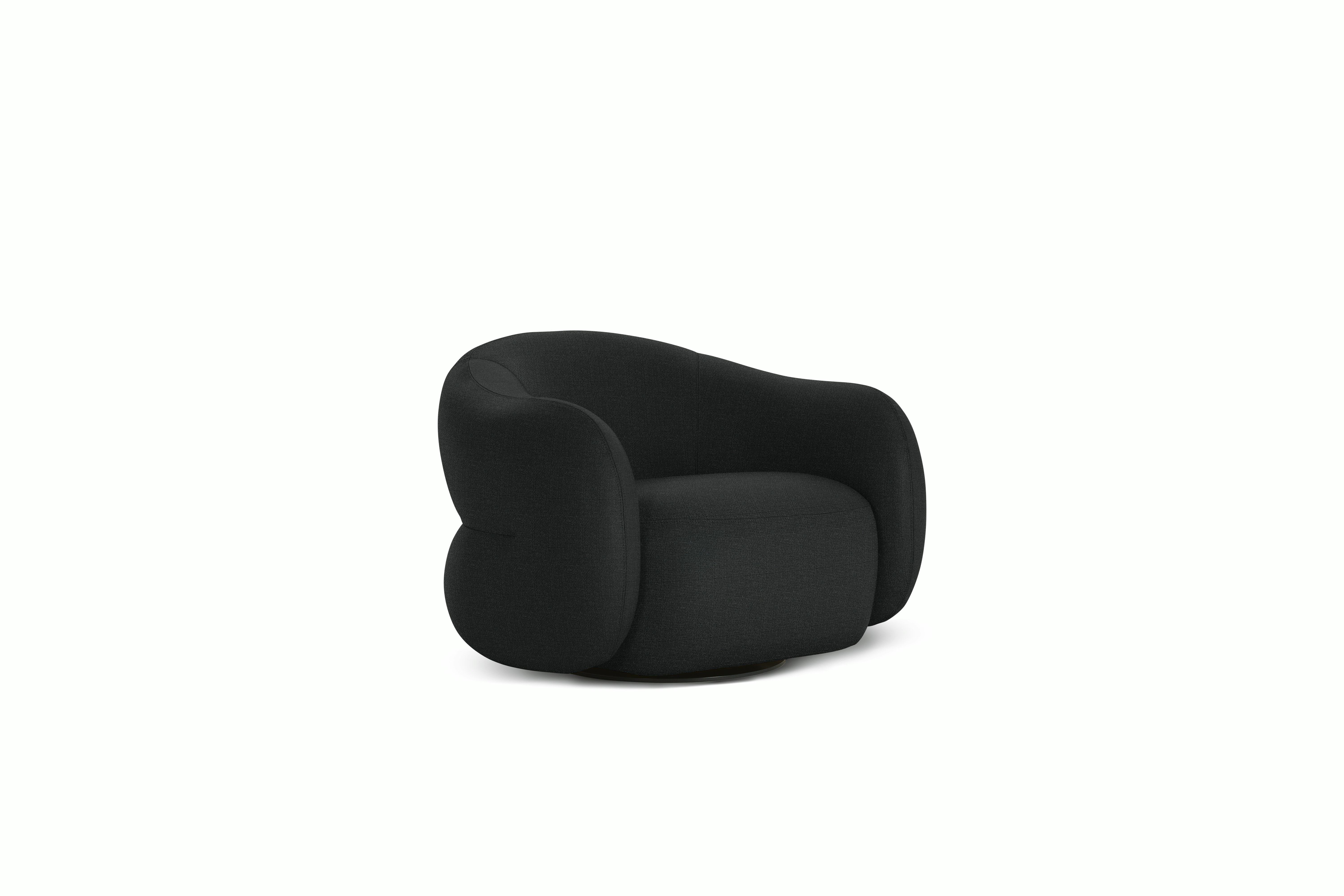 Soffi Swivel Chair, Fabric