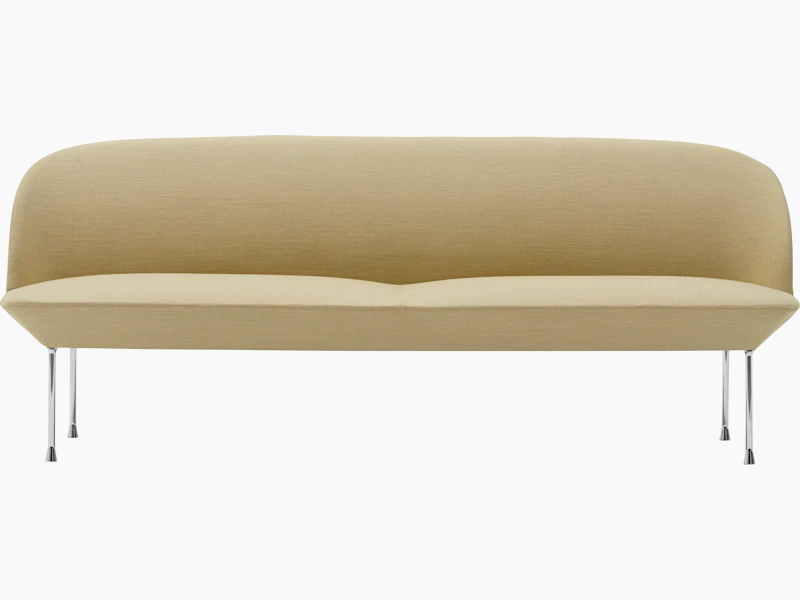Oslo sofa 3 seater fiord 422 chrome