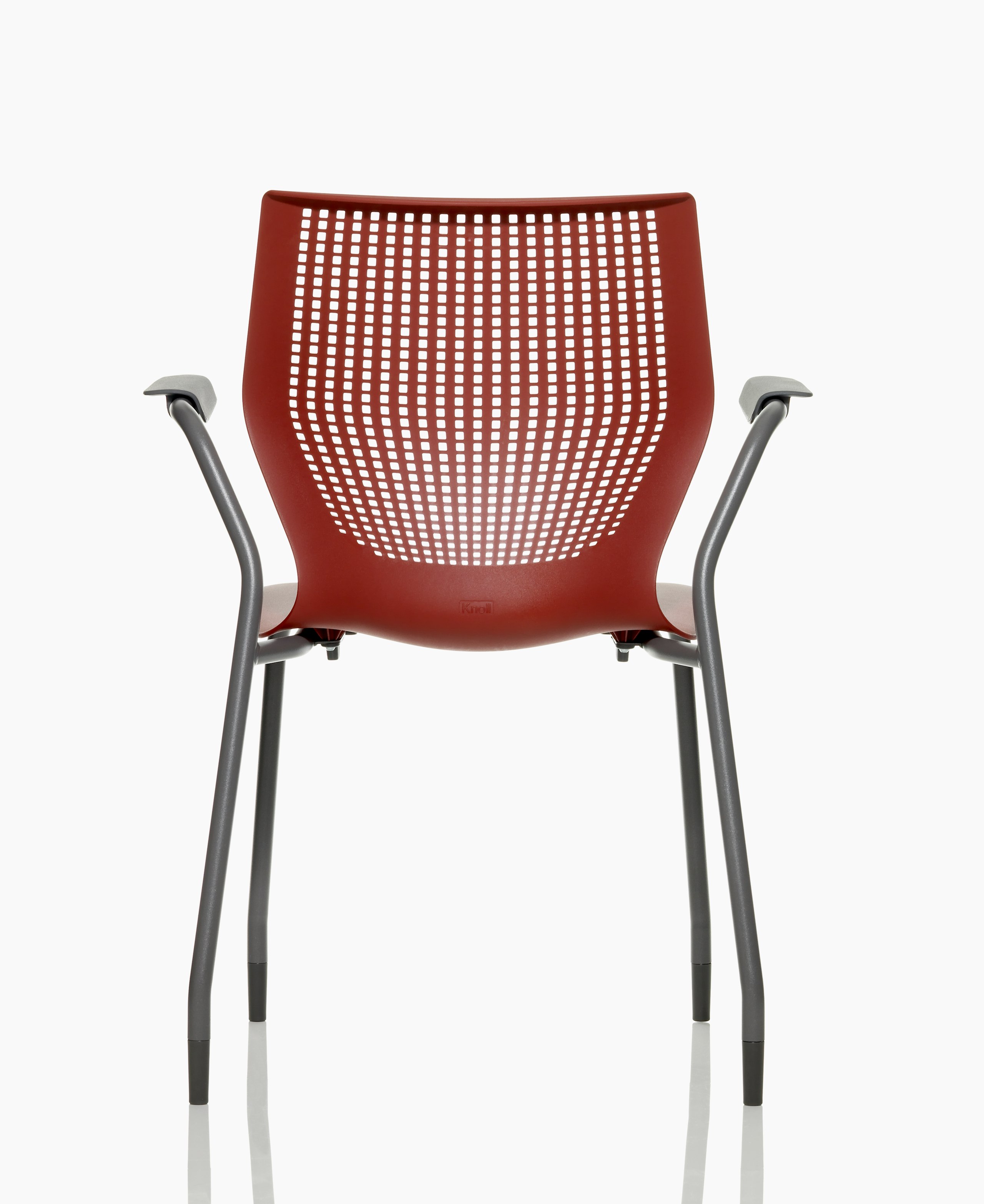 MultiGeneration by Knoll grey Stacking Chair