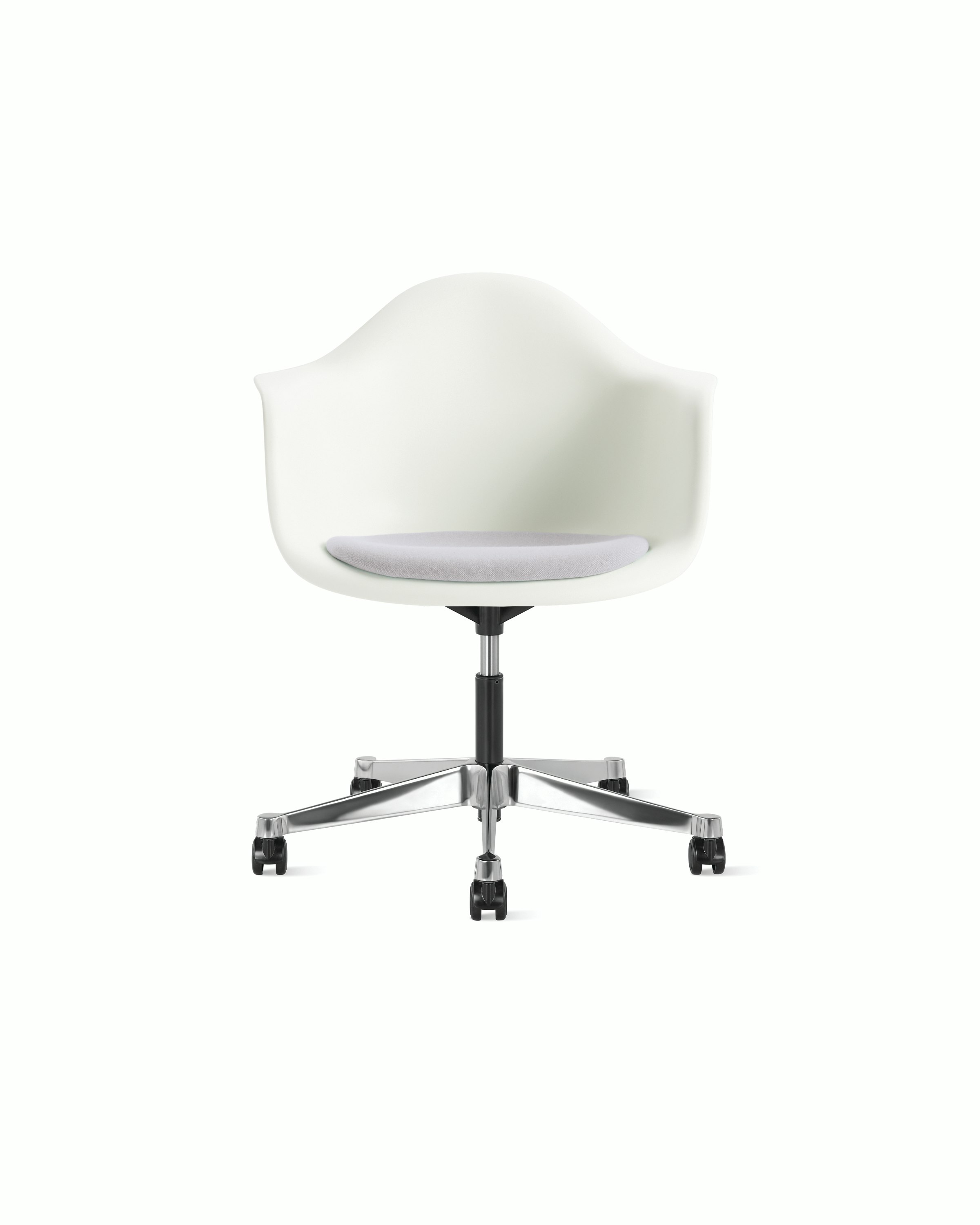 Eames Molded Plastic Task Armchair with Seatpad