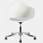Eames Molded Plastic Task Armchair with Seatpad
