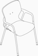 Keyn Chair 4-Leg Base