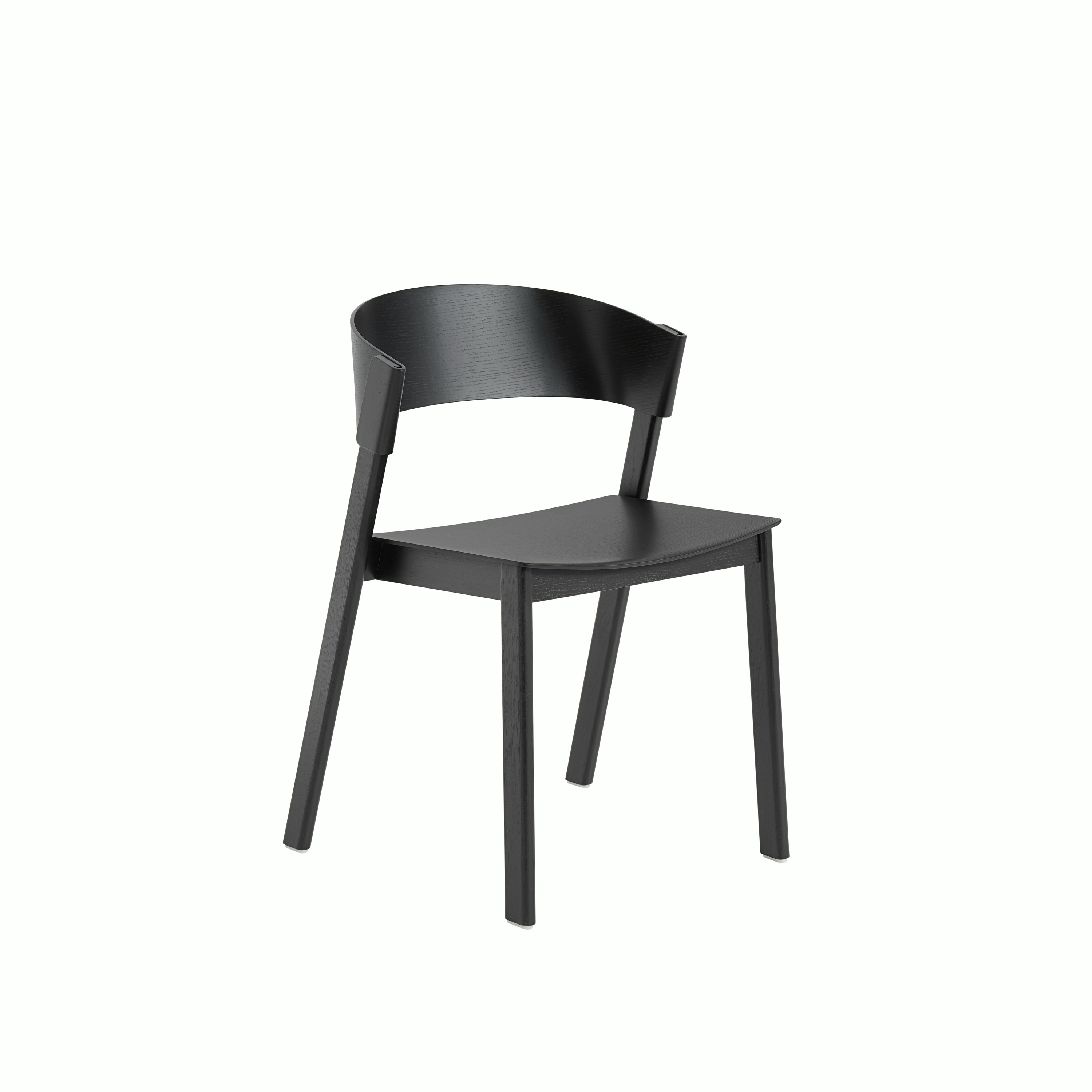 Cover side chair black Muuto 5000x5000