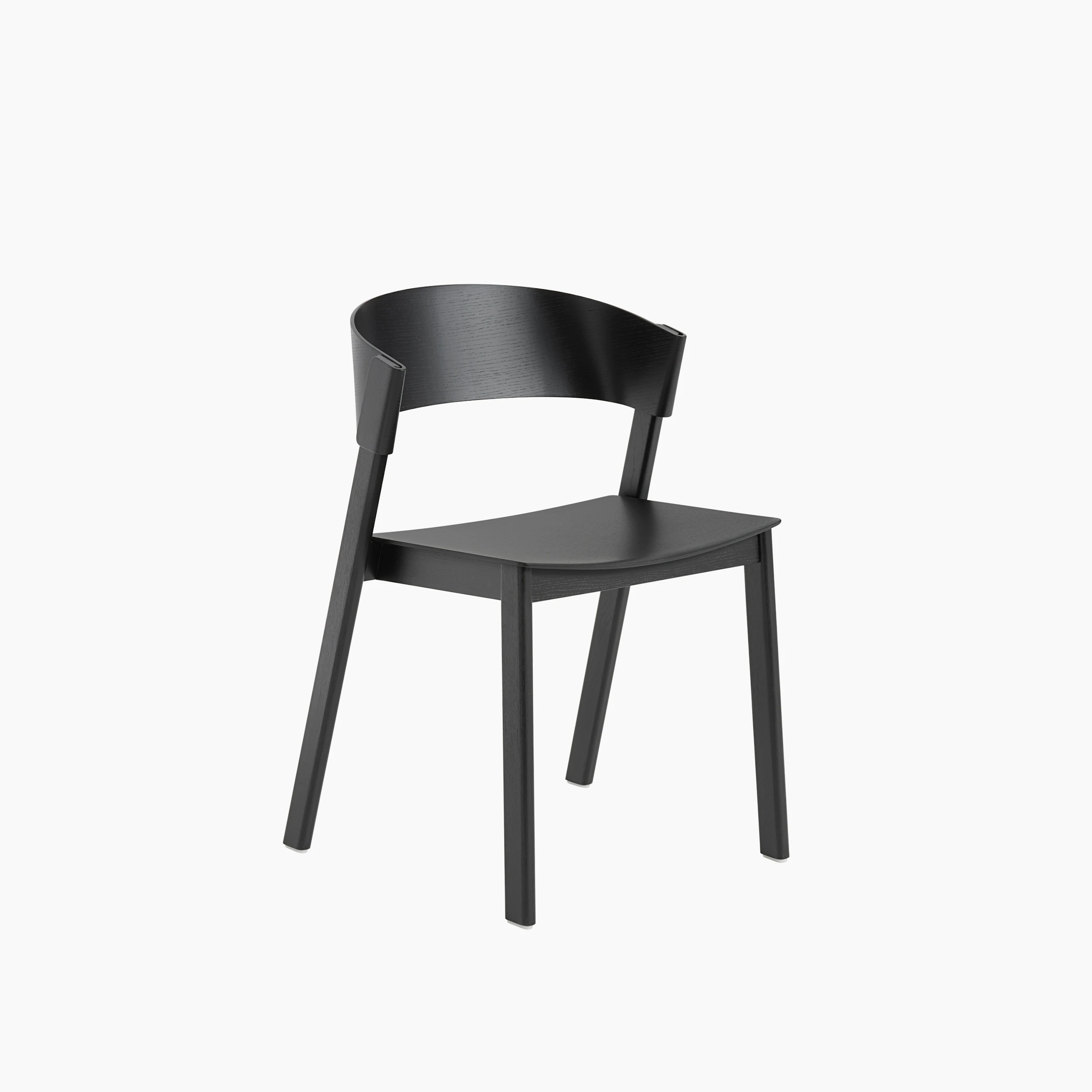 Cover side chair black Muuto 5000x5000