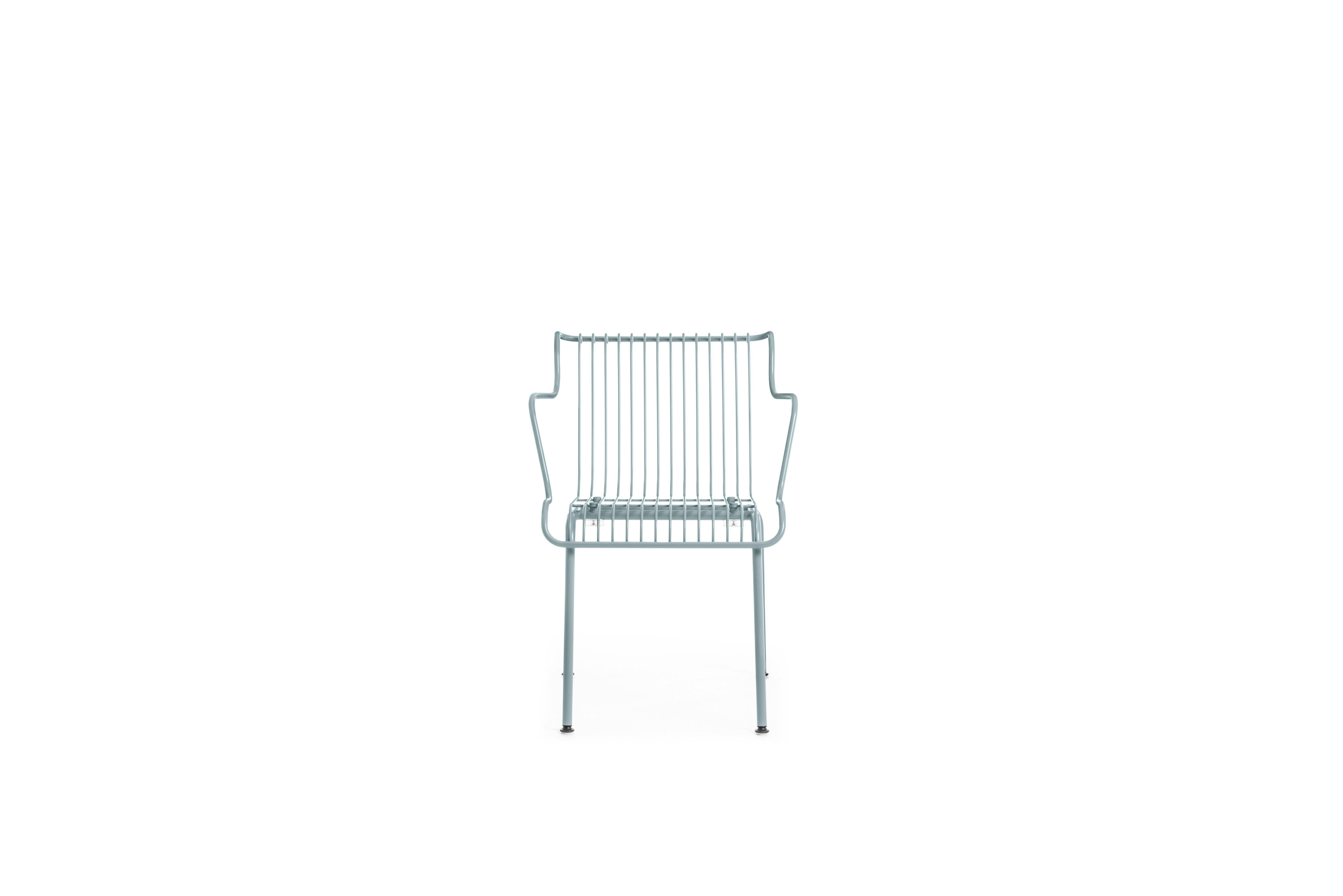 South Outdoor Dining Armchair - Light Blue